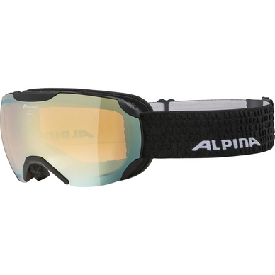 Masque De Ski Alpina Pheos S Black Matt / HM Gold 3 Masque De Ski Alpina Pheos S Black Matt / HM Gold