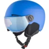 Casque De Ski Alpina Junior Zupo Visor Q Lite Blue Matt -Equipment De Ski Soldes 1 9229180