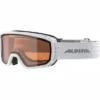 Masque De Ski Alpina Scarabeo S White QH Rubyred -Equipment De Ski Soldes 1 A7260011 Main