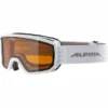 Masque De Ski Alpina Scarabeo S White DH Orange -Equipment De Ski Soldes 1 A7262111 Main
