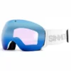 Masque De Ski Sinner Avon Matte White Double Blue Sintrast + Dbl Orng Sintrast