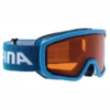 Masque De Ski Alpina Scarabeo Jr. DH Lightblue -Equipment De Ski Soldes 1513089