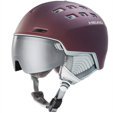 Casque De Ski HEAD Women Rachel Burgundy 3 Casque De Ski HEAD Women Rachel Burgundy
