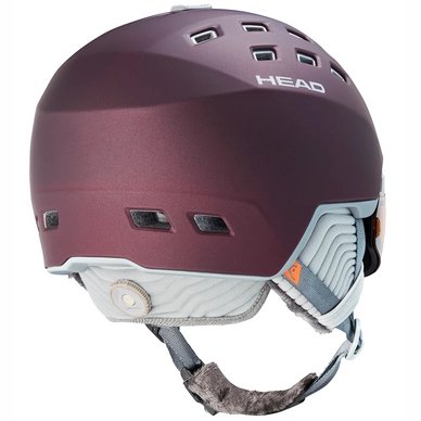 Casque De Ski HEAD Women Rachel Burgundy 4 Casque De Ski HEAD Women Rachel Burgundy – Image 2