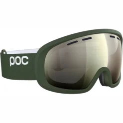 Masque De Ski POC Unisexe Fovea Mid Clarity Epidote Green/Clarity Define/Spektris Ivory -Equipment De Ski Soldes 40408 8454 2