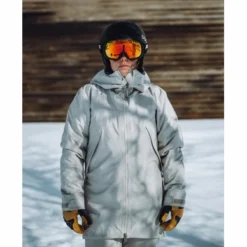 Masque De Ski POC Unisexe Fovea Mid Clarity Epidote Green/Clarity Define/Spektris Ivory -Equipment De Ski Soldes 40408 8454 5