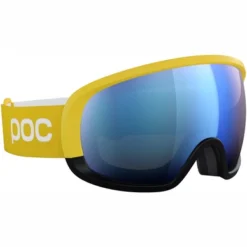 Masque De Ski POC Unisexe Fovea Clarity Comp Aventurine Yellow/Uranium Black/ Spektris Blue -Equipment De Ski Soldes 40440 8457 2