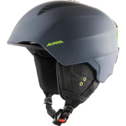 Casque De Ski Alpina Grand Charcoal Neon Matt