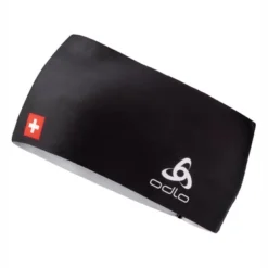 Bandeau Odlo Headband Competition Fan Warm Swissski Black