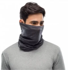 Cache-cou Buff Lightweight Merino Solid Grey 10 Cache-cou Buff Lightweight Merino Solid Grey -Equipment De Ski Soldes Lightweight20Tubular20solid20grey204