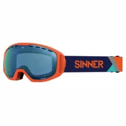Masque De Ski Sinner Mohawk Matte Orange / Blue Mirror Vent + Pink