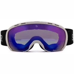 Masque De Ski Sinner Marble OTG Matte Light Grey Double Full Red Mirror 22 -Equipment De Ski Soldes SIGO 168 20C 58 11
