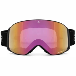 Masque De Ski Sinner Olympia + Matte Black Double Pink Sintrast -Equipment De Ski Soldes SIGO 187 10A H79 12