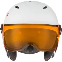 Casque De Ski Uvex Junior Visor Pro White Red Mat -Equipment De Ski Soldes csm 3460398 3805dd41e0