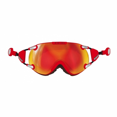 Masque De Ski Casco FX70 Carbonic Red Orange (Medium) 3 Masque De Ski Casco FX70 Carbonic Red Orange (Medium)