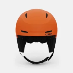 Casque De Ski Giro Junior Spur Matte Bright Orange -Equipment De Ski Soldes giro spur snow helmet matte bright orange front