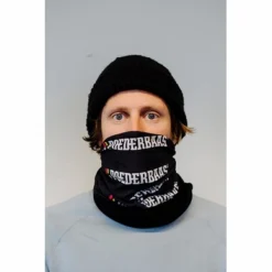 Cache-cou Poederbaas Sport Performance Black Logo Print -Equipment De Ski Soldes nws02 d