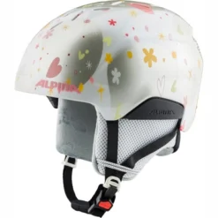 Casque De Ski Alpina Kids Pizi Pearlwhite Hearts Gloss